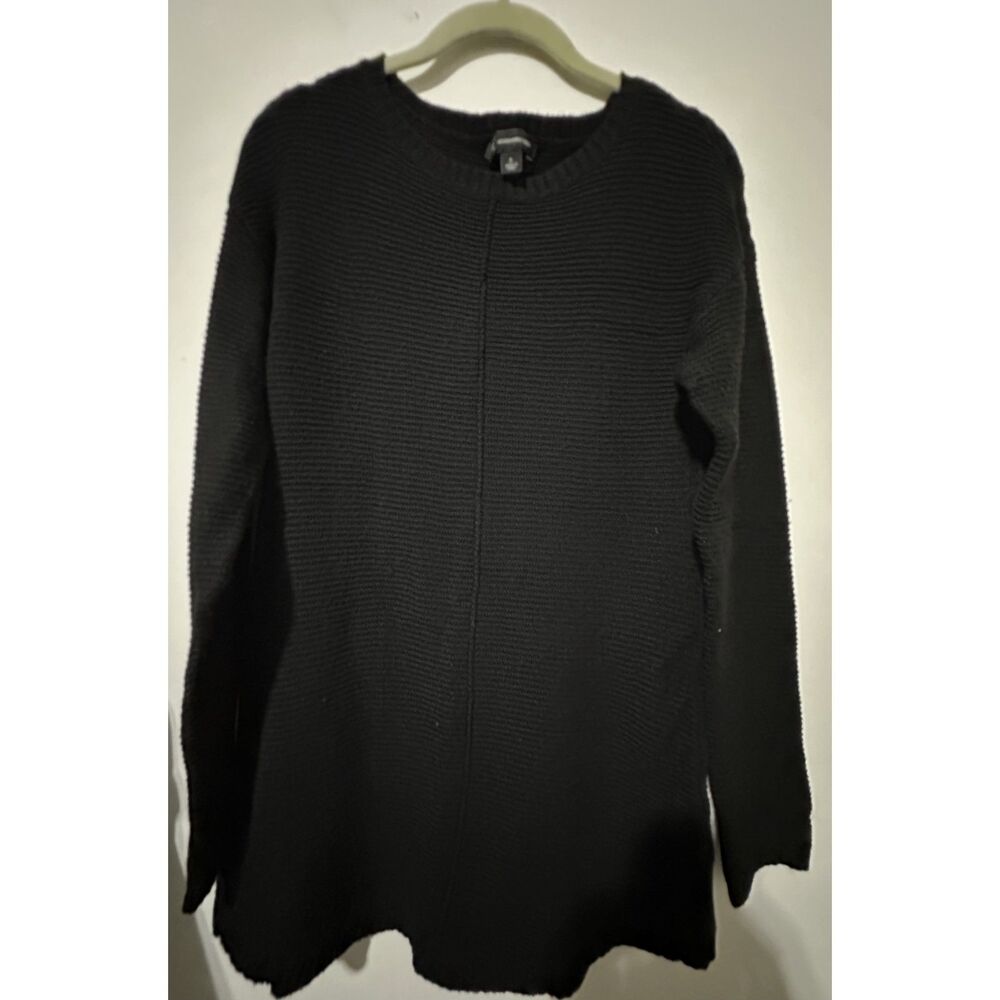 Inc International Concepts Black Sweater Small Modest Oversized Grannycore